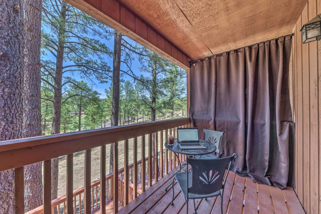 Forested Ruidoso Condo With Deck And Fireplace! Экстерьер фото